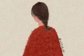 女生头像｜唯美背影插画（2）图片