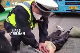 “醒醒，师傅！”司机突发脑溢血交警嘶吼式抢救图片