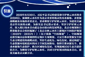 一图读懂《北京市密云水库上游地区空间保护规划（2020年—2035年）》草案图片