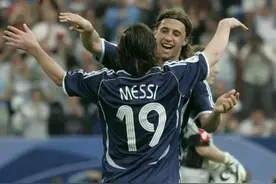 梦回06，梅西的第一件世界杯战袍图片