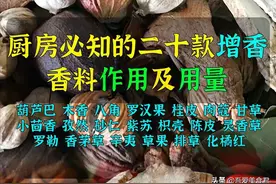 五星级大厨必备的二十款增香香料作用及用量，建议收藏图片