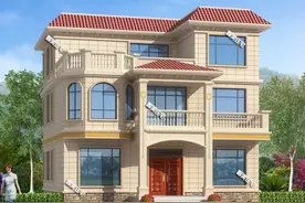 发小全家搬进了新居，两层半的简欧洋房，真是体面又风光图片