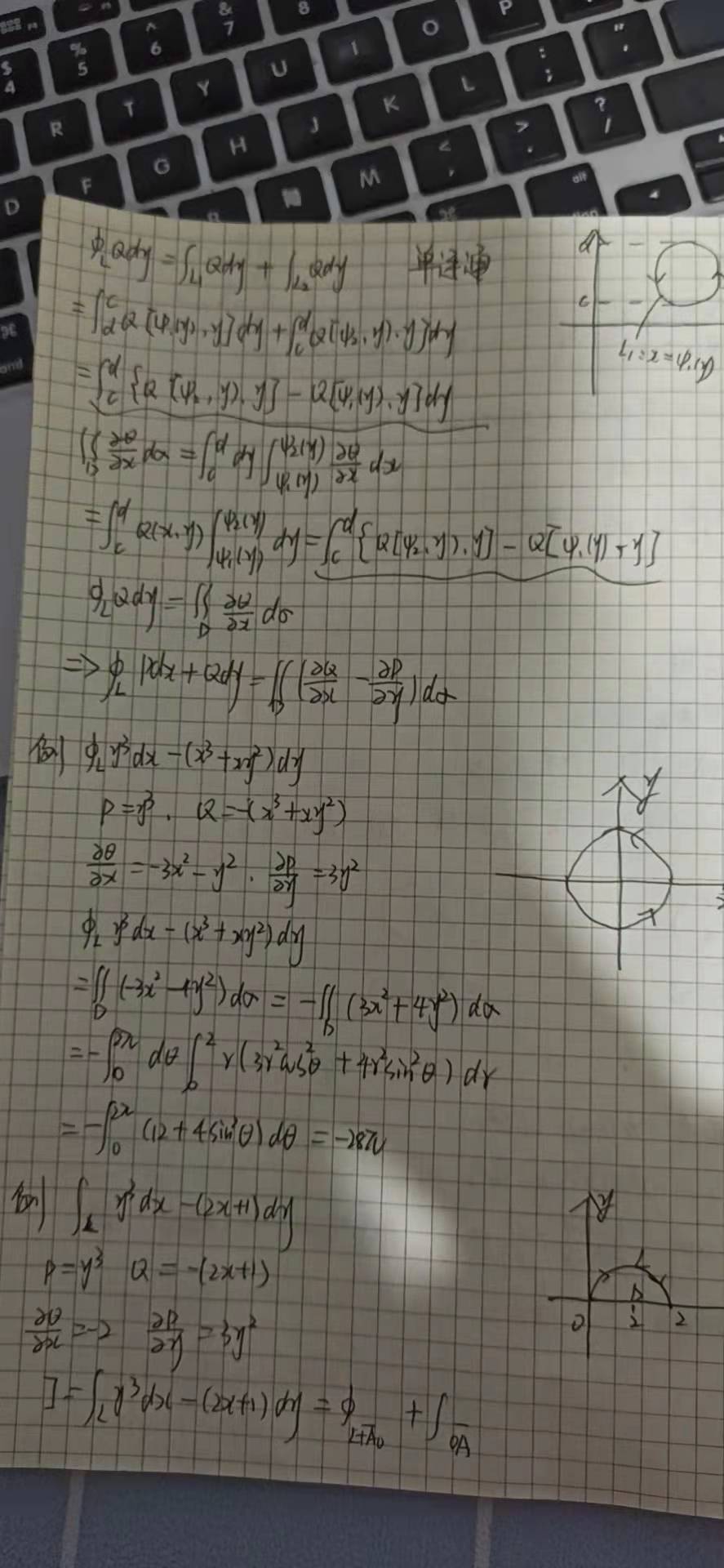 曲线积分与曲面面积插图11 曲线积分与曲面面积