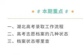 怎么看自己被录取了？这几种档案状态你一定要知道图片
