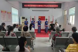 【文明实践】喜迎二十大，欢乐进万家——河洛镇开展河洛大鼓文艺演出活动图片