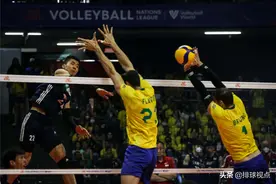 这算世纪大冷门吧！世界男排联赛中国队3:0零封东道主巴西图片