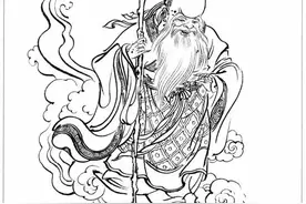 中国神话人物――寿星图片