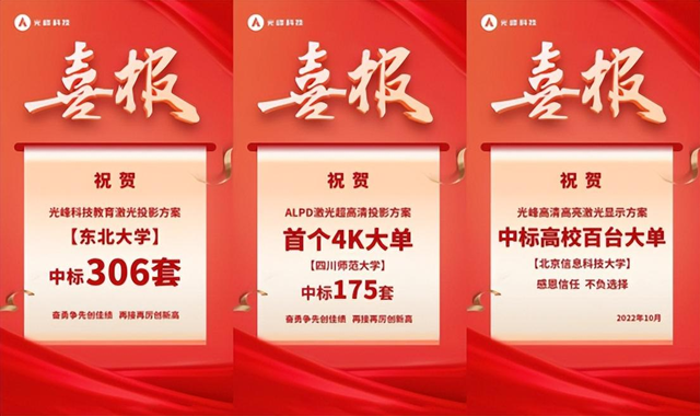 2022年激光投影市场总结，光峰科技斩下双冠，2023年市场将会回暖