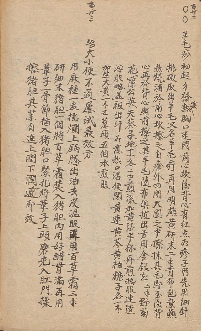 中医类古籍 手抄精品医书祖传秘方300例