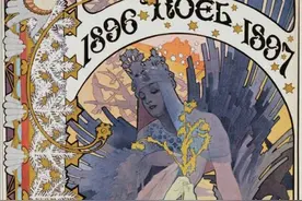 穆夏画集大赏丨书籍封面篇丨少女诗篇，复古美学图片