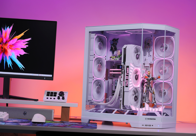 11月全白主流装机配置：9700X+X870M冰雕+5080HOF海景房主机