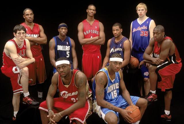 盘点：美媒重排2003年选秀，神仙打架的一代，7人得到过总冠军