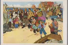 打脸毒教材，一组70年代挂画，每一张都让人感觉神清气爽图片