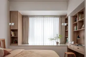 等买房了，我也要学她家这样打柜子，实用又好看，没有一丝俗气图片