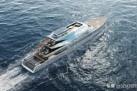 世界首艘3D打印超级游艇：长88米零排放的概念游艇图片