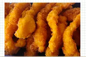 薯片搭配鸡柳炸着吃，香酥脆嫩，解馋味美，孩子喜欢的家常小吃图片