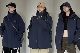 立冬后才发现：不兴羽绒服了！满大街都在穿“冲锋衣”，保暖时髦图片