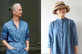 建议上了年纪的女人，夏天少穿碎花裙，牛仔单品其实更时髦减龄图片