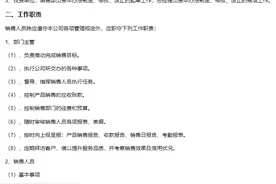 销售日常行为管理制度「收藏备用」图片