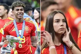 亚马尔成足坛最年轻被绿球员，女友被直播出轨，两人疑似已分手图片