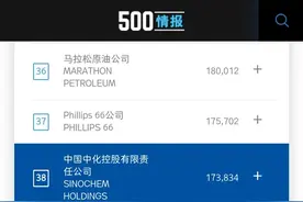 2023年《财富》世界500强榜单出炉，中化位列38位图片