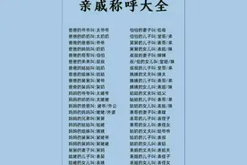 盘点亲戚称呼大全，看看你是哪一种？图片