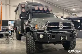 防弹级别的肌肉感！道奇公羊重型皮卡4x4 越野房车图片