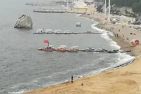 大连开发区南沱海滨浴场图片