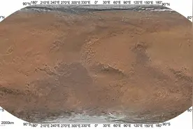 用“天文一号”的高分辨率全球地图欣赏前所未有的火星图片