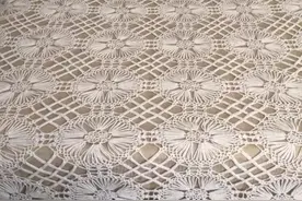 「针织作品」编织工艺精细的钩花床单、被罩卧室套装系列图片