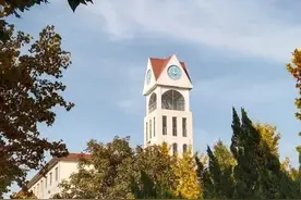 石家庄一所中学，风景美如画图片