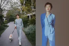 孙俪撞衫吴越输太狠！一个搭运动鞋穿成学生，一个踩高跟美成贵妇图片