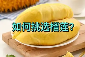 又到吃榴莲的季节了？该怎么挑选榴莲呢？图片
