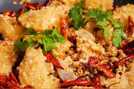 教你做麻辣锅巴鱼片做法，金黄酥脆，鱼肉鲜嫩，越嚼越香太好吃！图片