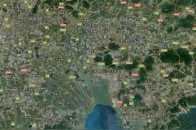 各城市建成区面积（2021年）图片