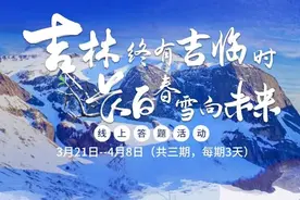 “吉林终有吉临时，长白春雪向未来”线上答题活动即日开启！图片