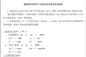 【连载】波斯语三百句:认识波斯语字母（1）图片