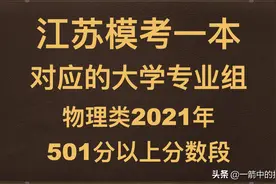 模考一本对应的大学和专业组（江苏物理类）图片