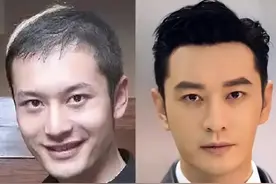 拍《玫瑰之战》，女主身高为难了黄晓明，就差垫个箱子图片