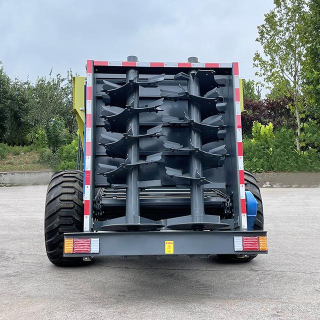 雨林有机肥施肥设备 大型撒肥机 动物粪肥还田再利用与解决方法