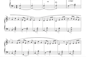 永远同在，钢琴谱原版，千与千寻，久石让，曲谱分享图片