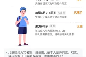 火车儿童购票依年龄为标准大快人心！图片