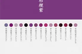 精心整理，中国传统配色色板135色图片