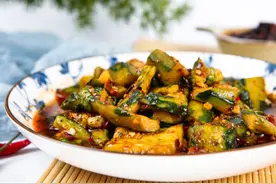饭店的拌黄瓜为什么那么入味？关键在这3步，翠绿嫩爽又清甜图片