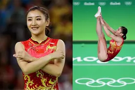 蹦床公主何雯娜：19岁夺奥运冠军，和陈一冰拍婚纱照，现状如何？图片