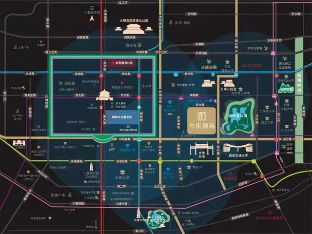 2022最新西安房价地图,150万还有15个项目可选