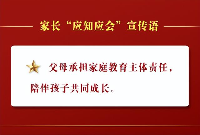首个全国家庭教育宣传周!家庭教育“应知应会”宣传语解读来了