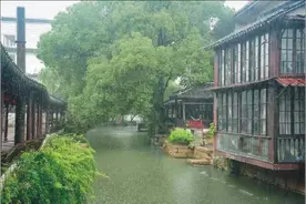 苏州古城区的雨中之美，雅致、温婉，梦境般的静美图片
