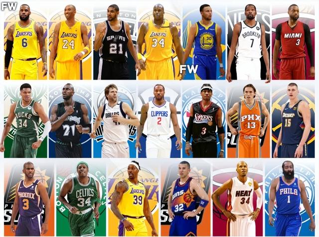 现役nba巨星排名前30(美媒评21世纪前20球星哈登不如雷阿伦) - 环球