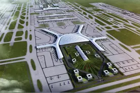 郑州新郑国际机场航站区规划及T3航站楼方案设计图片